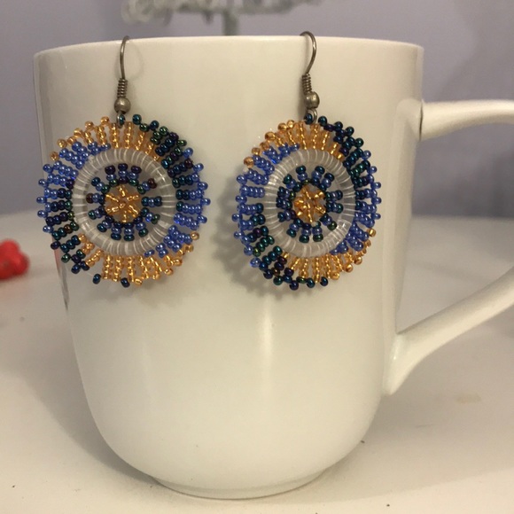 Handmade Circular Earrings - Picture 1 of 1